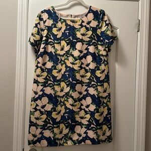 J Crew Floral Shift Dress - worn once, in beautiful condition!
